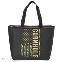 Usa Cornhole Flag Tote Bag thumb 0