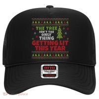 Ugly Christmas Funny Tree Isn't The Only Thing Getting Lit Gift Hat thumb 0