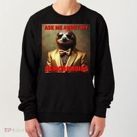 Unhinged Cringe Funny Hemorrhoids Inappropriate Embarrassing Women's Sweatshirt thumb 0