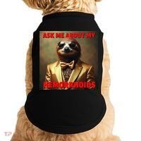 Unhinged Cringe Funny Hemorrhoids Inappropriate Embarrassing Doggie Tank thumb 0