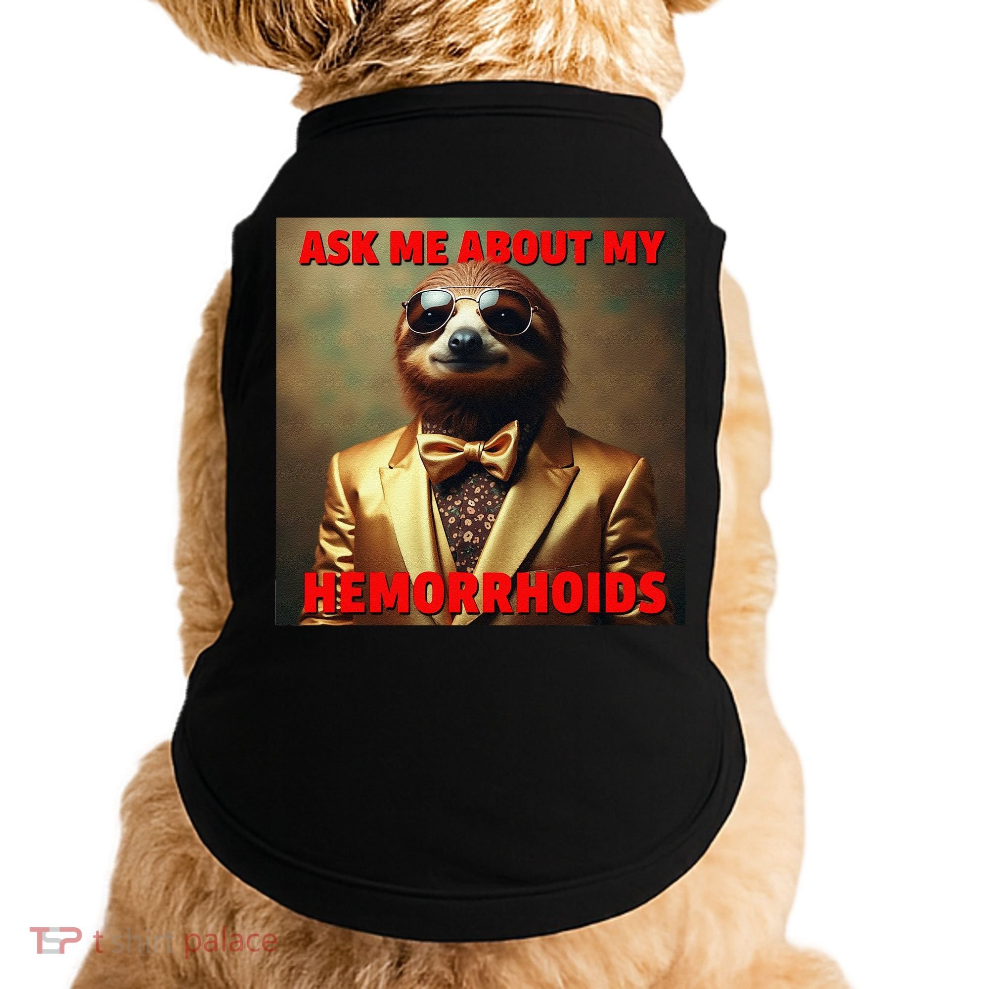 Unhinged Cringe Funny Hemorrhoids Inappropriate Embarrassing Doggie Tank