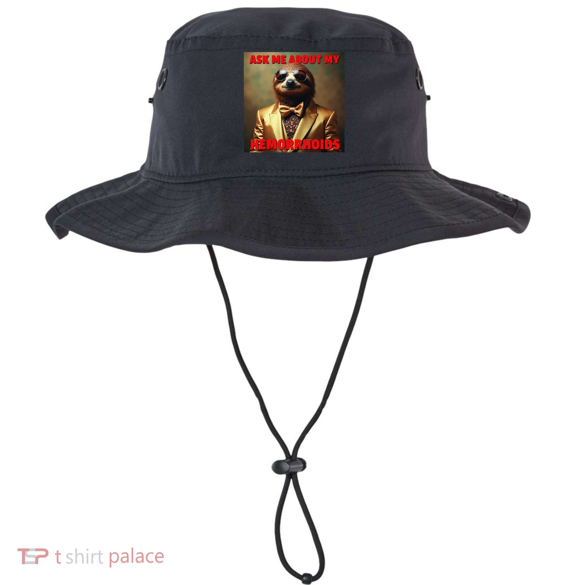 Unhinged Cringe Funny Hemorrhoids Inappropriate Embarrassing Bucket Hat