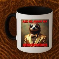 Unhinged Cringe Funny Hemorrhoids Inappropriate Embarrassing Coffee Mug thumb 2