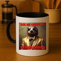Unhinged Cringe Funny Hemorrhoids Inappropriate Embarrassing Coffee Mug thumb 4