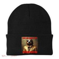 Unhinged Cringe Funny Hemorrhoids Inappropriate Embarrassing Beanie thumb 0