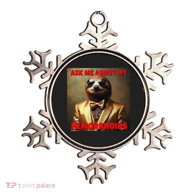 Unhinged Cringe Funny Hemorrhoids Inappropriate Embarrassing Ornament