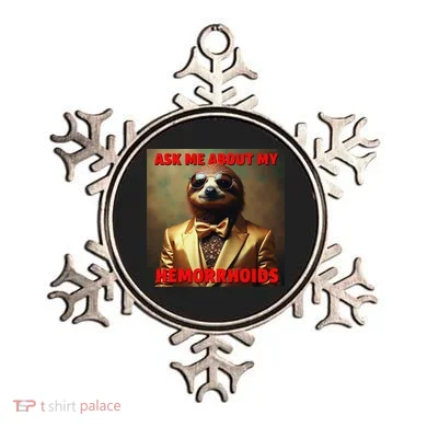 Unhinged Cringe Funny Hemorrhoids Inappropriate Embarrassing Ornament