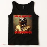 Unhinged Cringe Funny Hemorrhoids Inappropriate Embarrassing Tank Top thumb 2