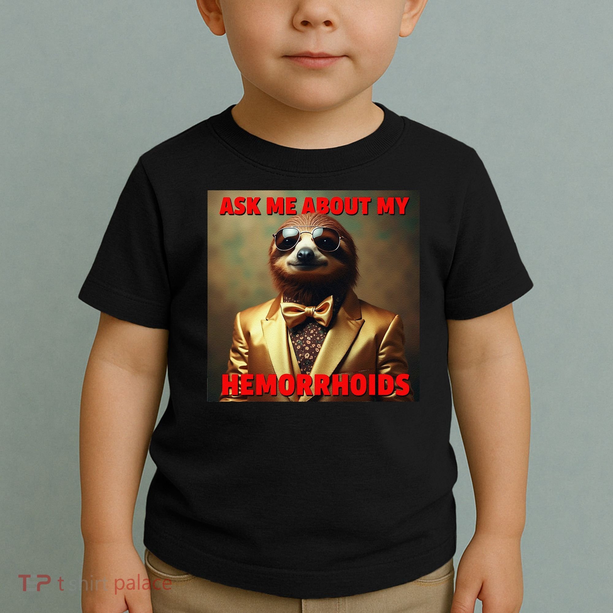 Unhinged Cringe Funny Hemorrhoids Inappropriate Embarrassing Toddler T-Shirt