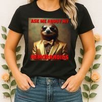 Unhinged Cringe Funny Hemorrhoids Inappropriate Embarrassing Women's T-Shirt thumb 2