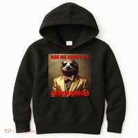 Unhinged Cringe Funny Hemorrhoids Inappropriate Embarrassing Kids Hoodie thumb 0