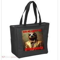 Unhinged Cringe Funny Hemorrhoids Inappropriate Embarrassing Tote Bag thumb 2