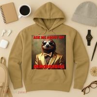 Unhinged Cringe Funny Hemorrhoids Inappropriate Embarrassing Hoodie thumb 3