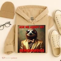 Unhinged Cringe Funny Hemorrhoids Inappropriate Embarrassing Hoodie thumb 4