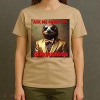 Unhinged Cringe Funny Hemorrhoids Inappropriate Embarrassing T-Shirt thumb 4