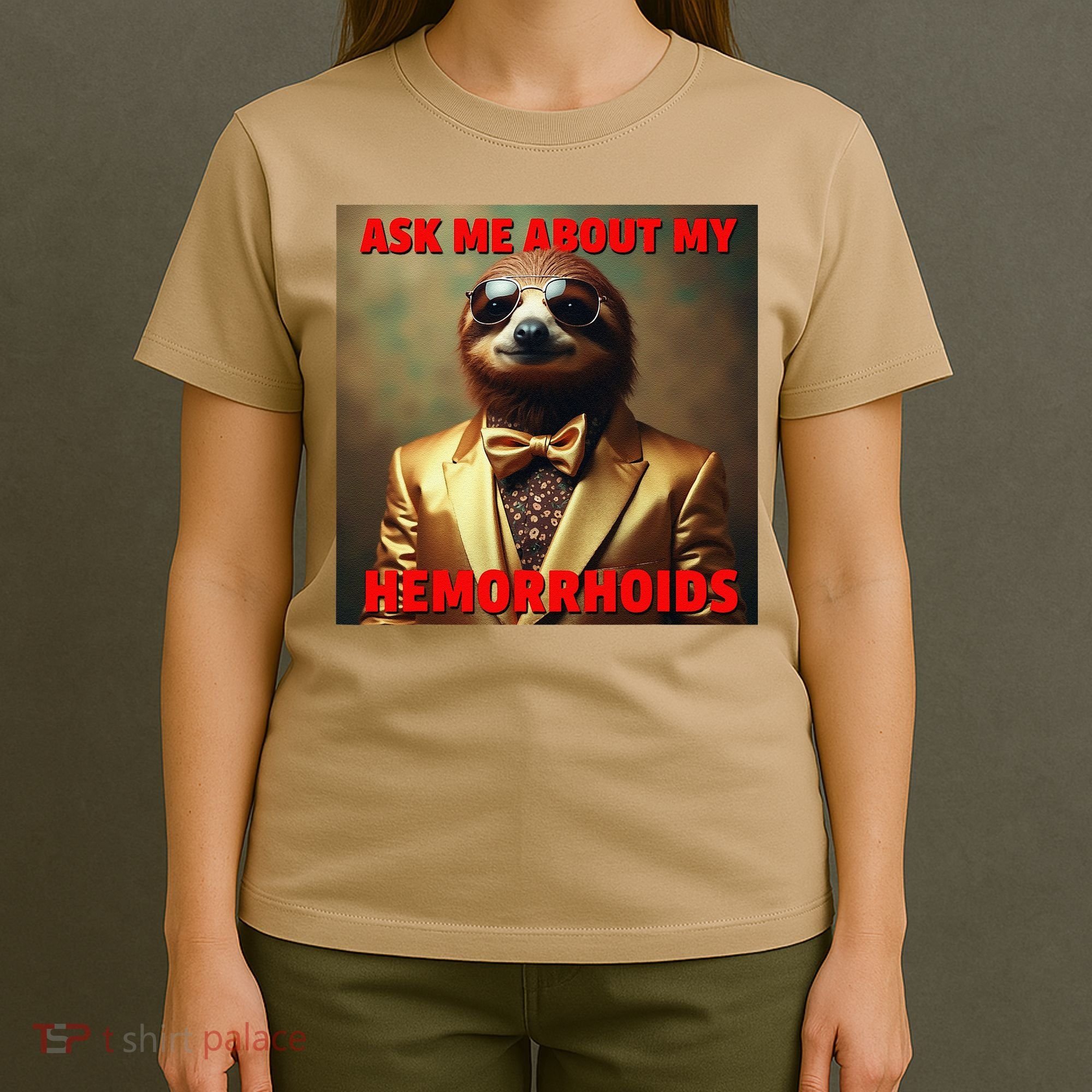 Unhinged Cringe Funny Hemorrhoids Inappropriate Embarrassing T-Shirt