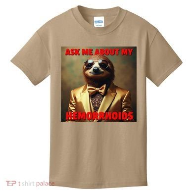 Unhinged Cringe Funny Hemorrhoids Inappropriate Embarrassing Kids T-Shirt