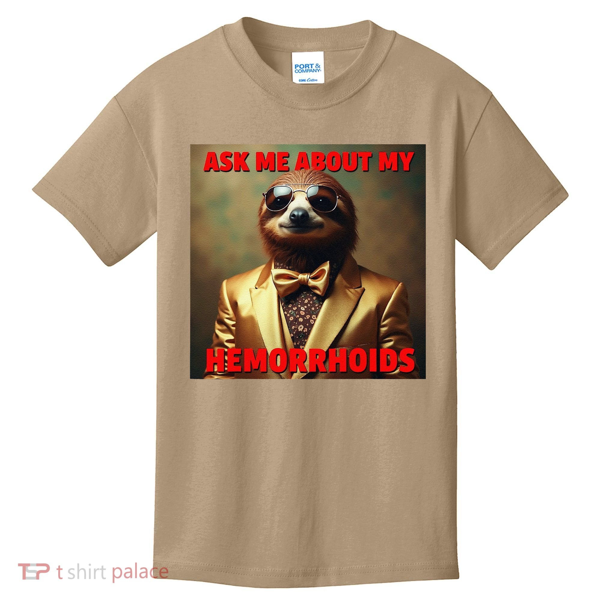 Unhinged Cringe Funny Hemorrhoids Inappropriate Embarrassing Kids T-Shirt