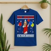 Ugly Christmas Gift Go Jesus Its Your Birthday Jesus Gift T-Shirt thumb 2