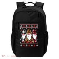 Ugly Christmas Gnomes Backpack thumb 0