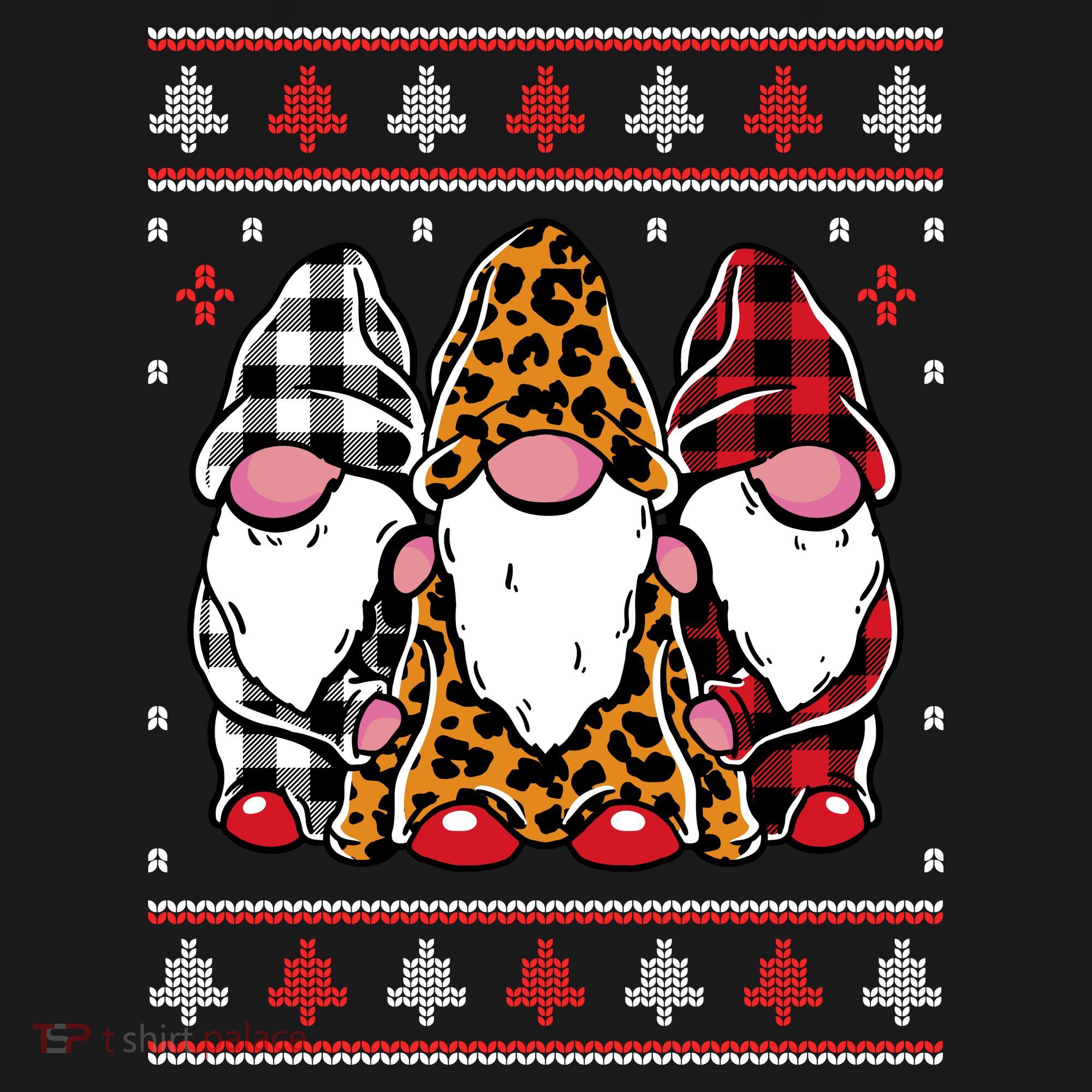 Ugly Christmas Gnomes Bucket Hat