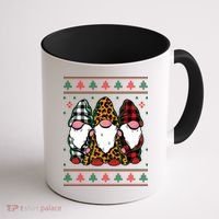 Ugly Christmas Gnomes Coffee Mug thumb 1