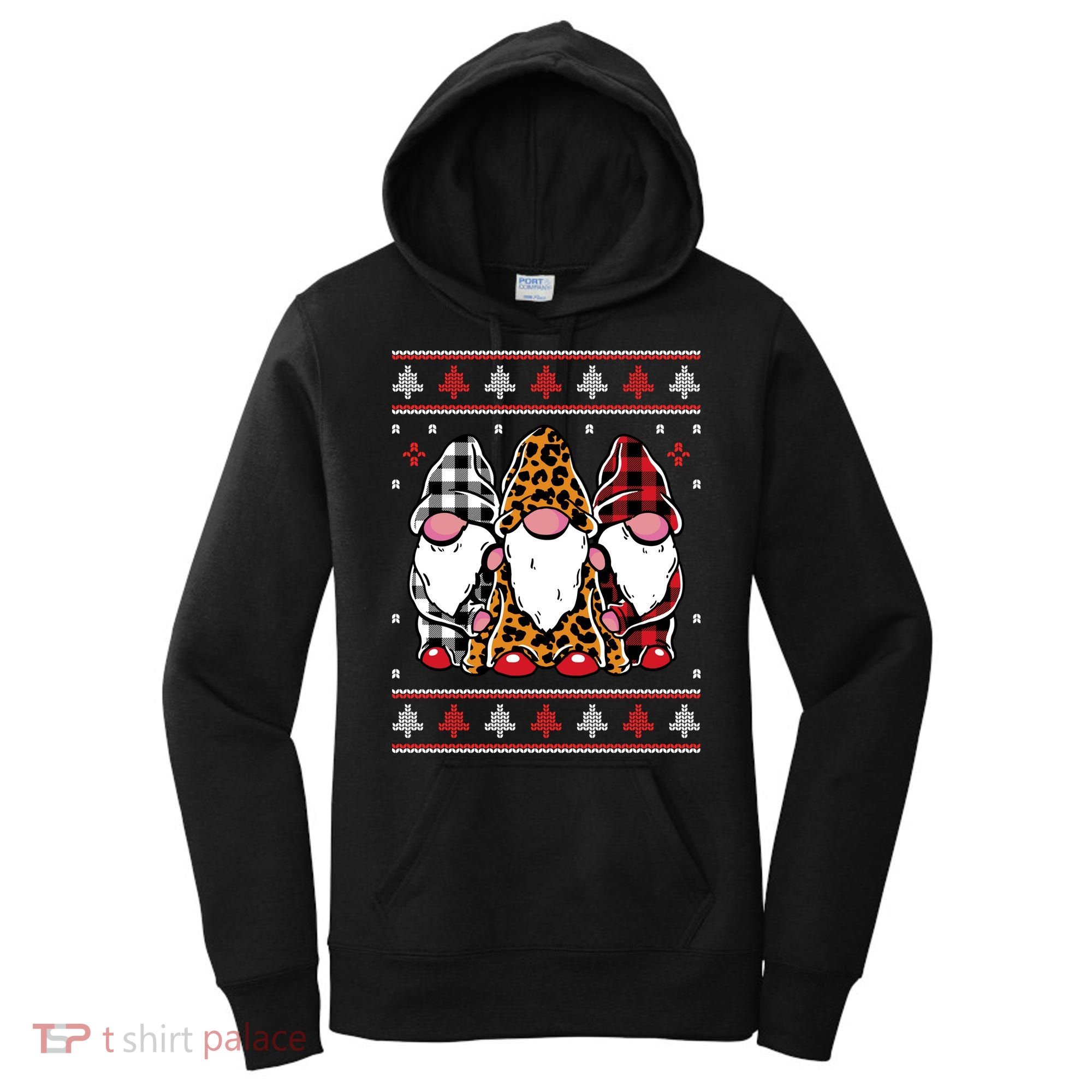 Ugly Christmas Gnomes Women's Hoodie