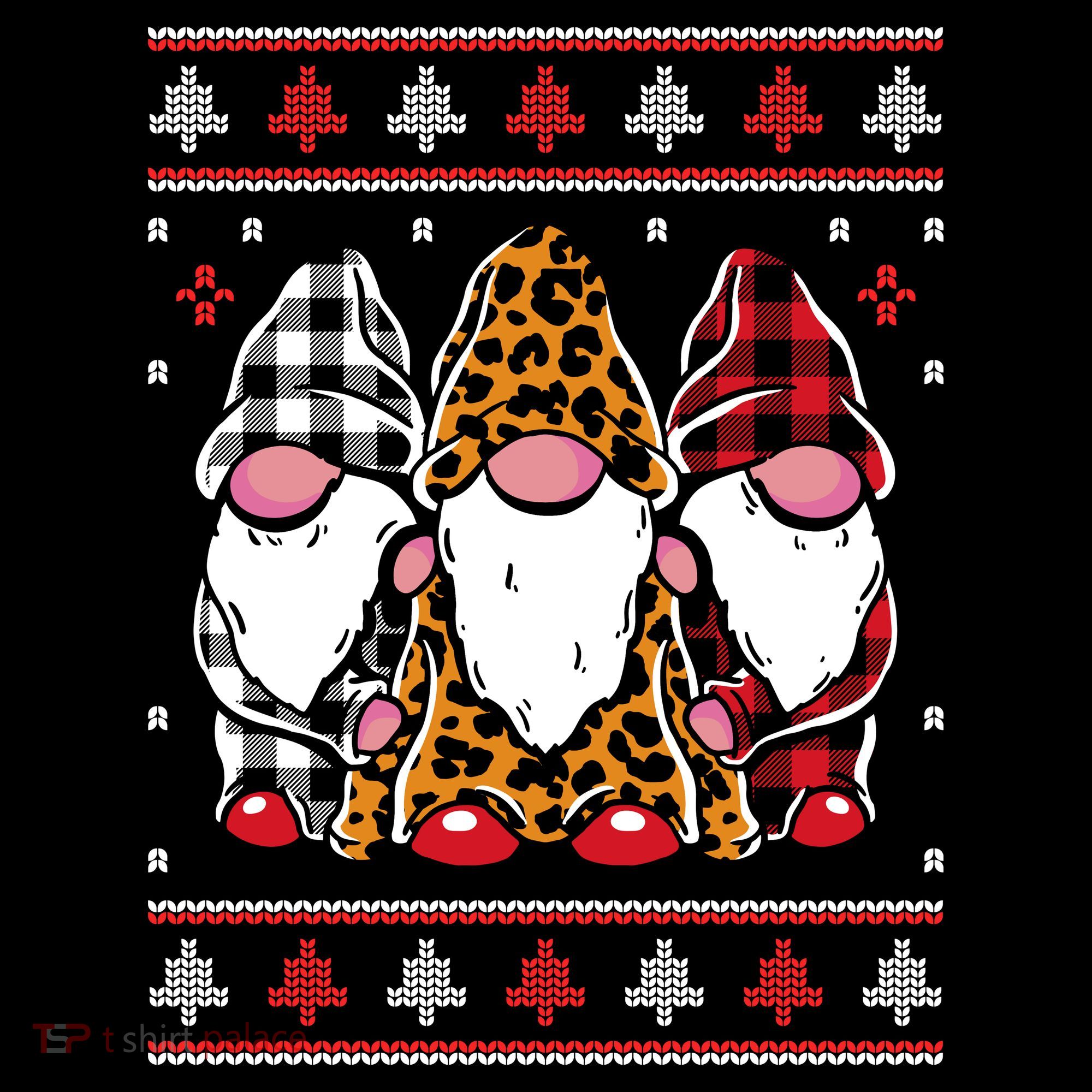 Ugly Christmas Gnomes Women's Hoodie