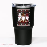 Ugly Christmas Gnomes Tumbler thumb 0