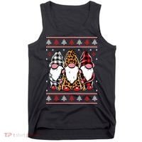 Ugly Christmas Gnomes Tank Top thumb 0