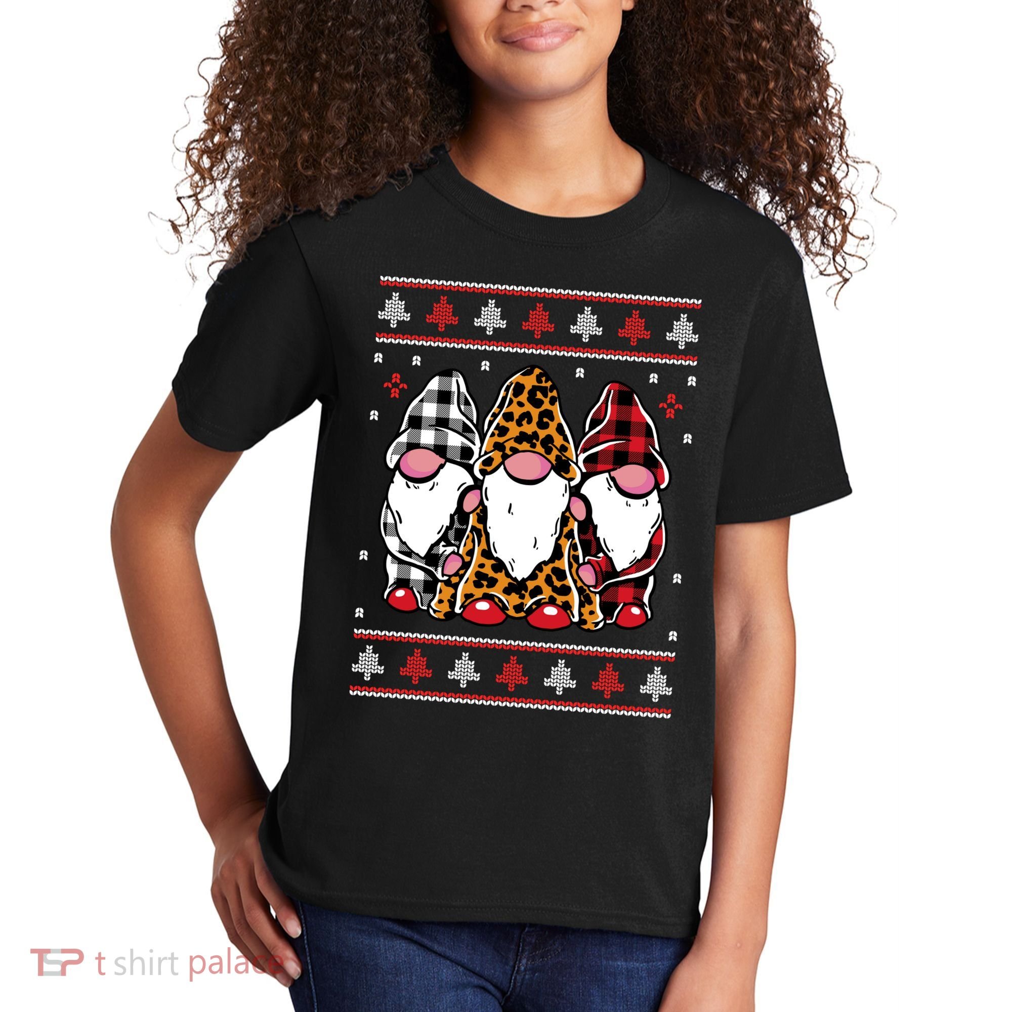Ugly Christmas Gnomes Kids T-Shirt