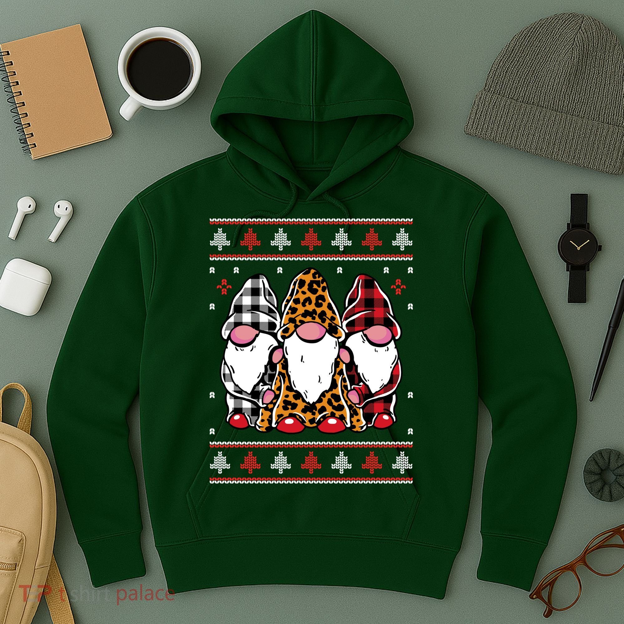 Ugly Christmas Gnomes Hoodie