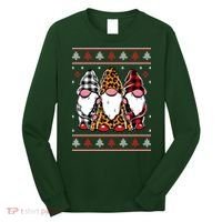 Ugly Christmas Gnomes Long Sleeve Shirt thumb 0