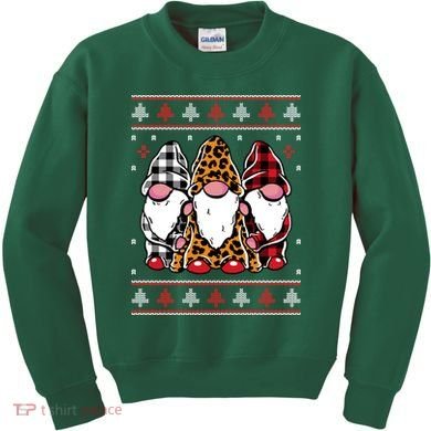 Ugly Christmas Gnomes Kids Sweatshirt