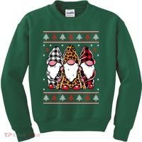 Ugly Christmas Gnomes Kids Sweatshirt thumb 0