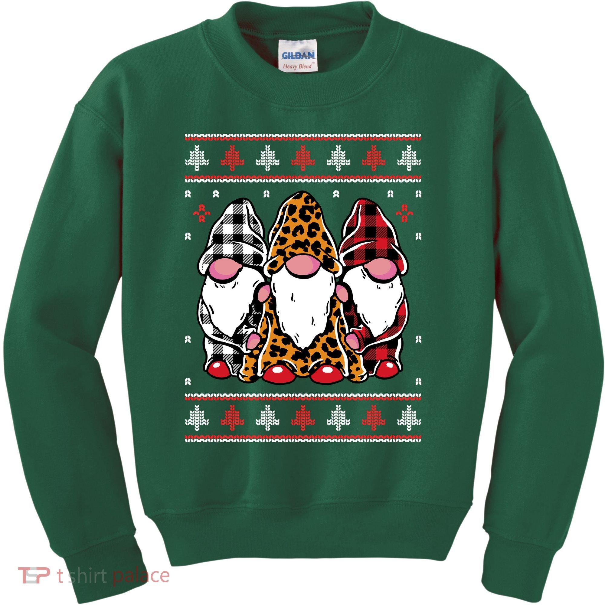Ugly Christmas Gnomes Kids Sweatshirt