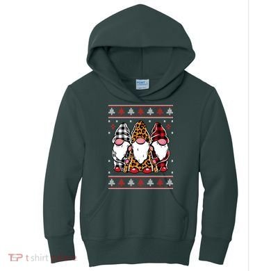Ugly Christmas Gnomes Kids Hoodie