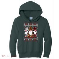 Ugly Christmas Gnomes Kids Hoodie thumb 0