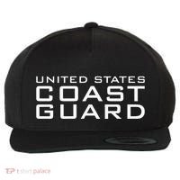 US COAST GUARD USCG UNITED STATES ANCHOR Wool Snapback Cap thumb 0