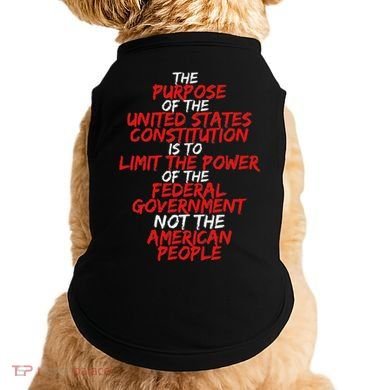 Us Constitution Gift Constitution Clarification Doggie Tank