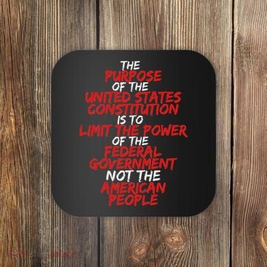 Us Constitution Gift Constitution Clarification Coaster