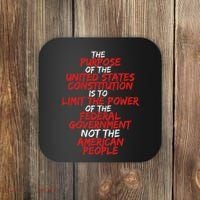 Us Constitution Gift Constitution Clarification Coaster thumb 0
