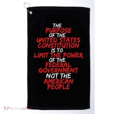Us Constitution Gift Constitution Clarification Golf Towel