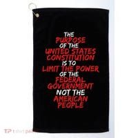 Us Constitution Gift Constitution Clarification Golf Towel thumb 0