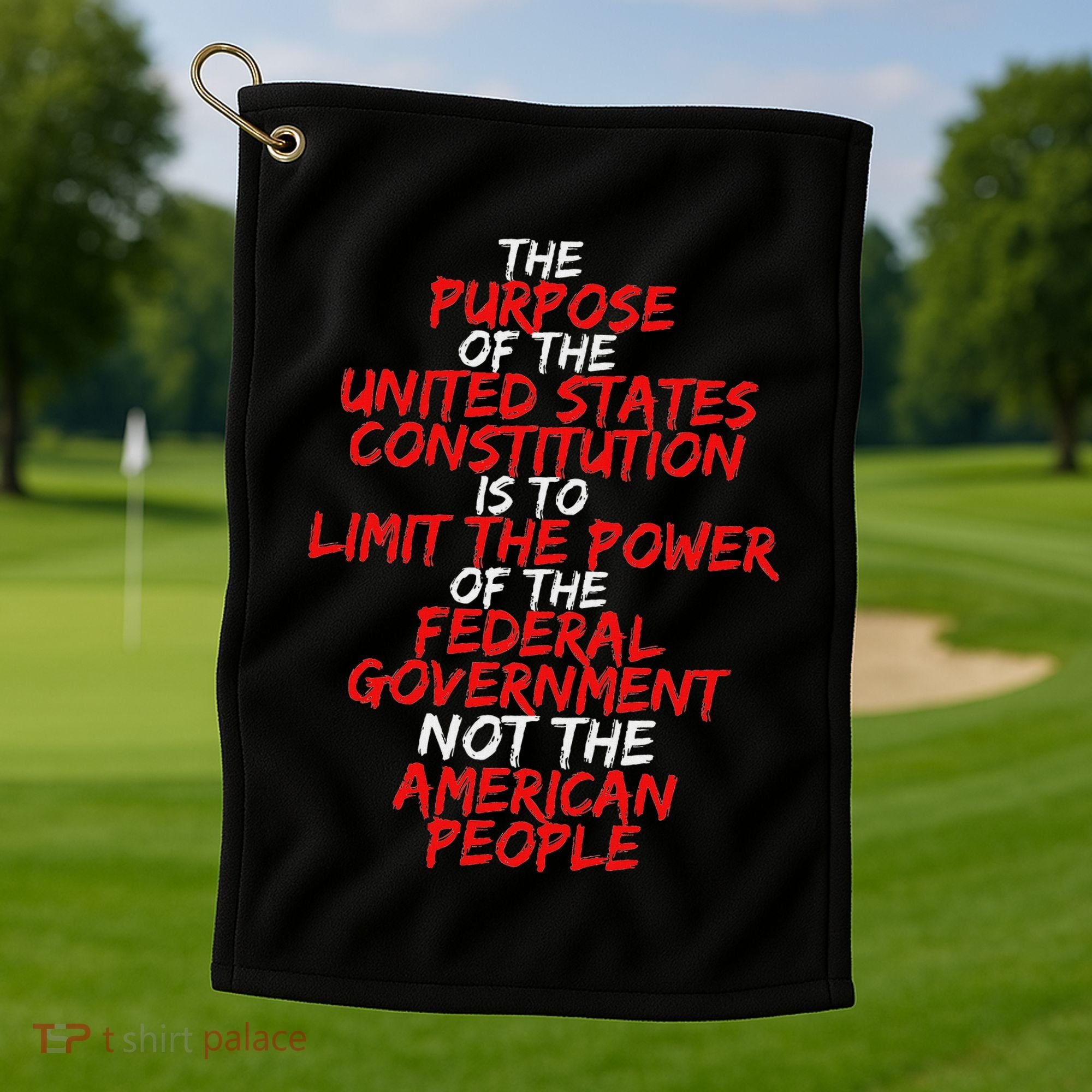 Us Constitution Gift Constitution Clarification Golf Towel