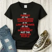 Us Constitution Gift Constitution Clarification Women's T-Shirt thumb 3