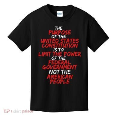 Us Constitution Gift Constitution Clarification Kids T-Shirt