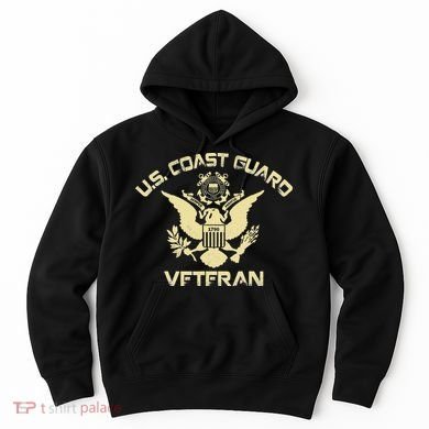 U.S. Coast Guard Veteran Eagle Vintage Veterans Day Hoodie