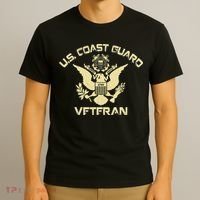 U.S. Coast Guard Veteran Eagle Vintage Veterans Day T-Shirt thumb 3