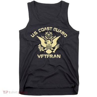 U.S. Coast Guard Veteran Eagle Vintage Veterans Day Tank Top